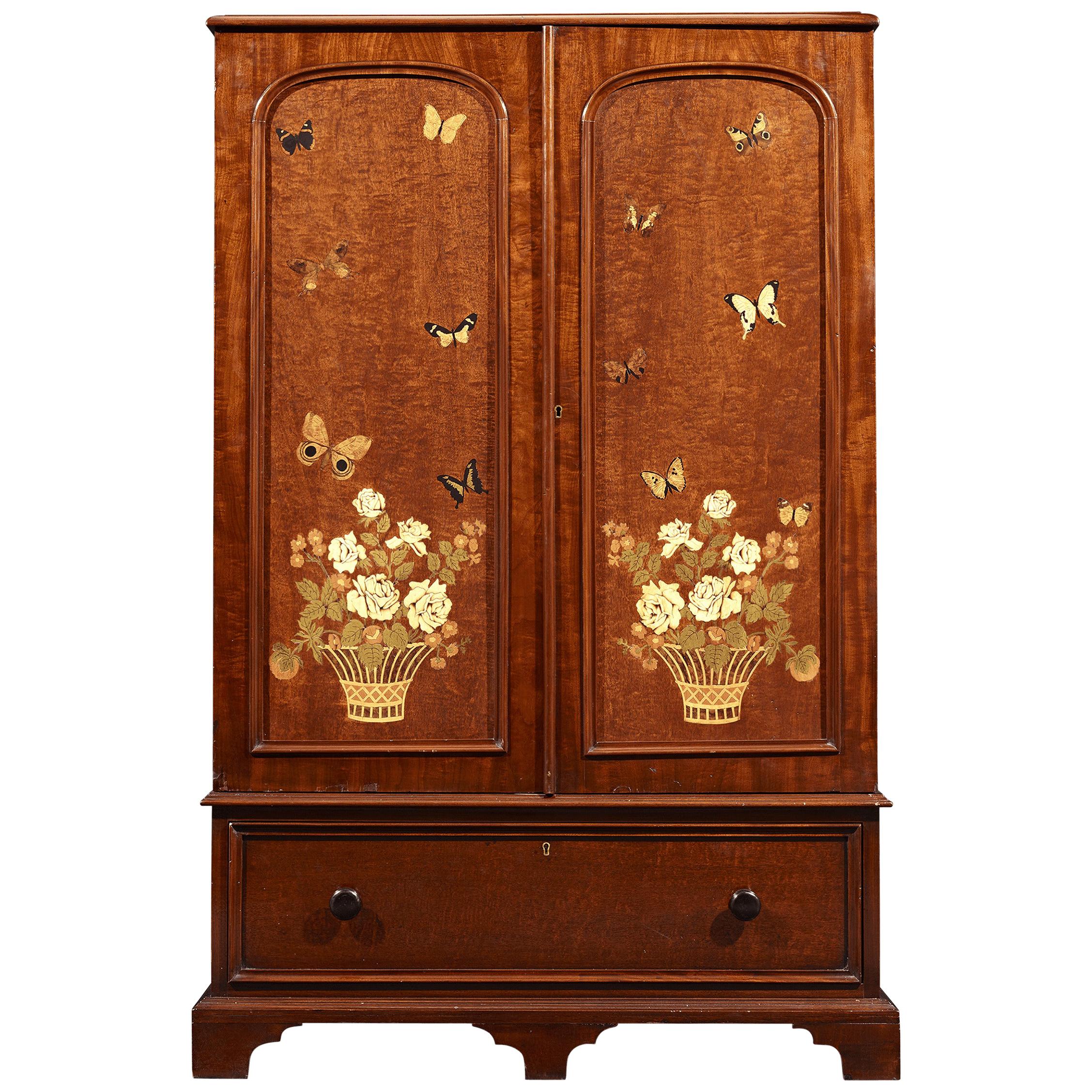 English Butterfly Collector's Cabinet