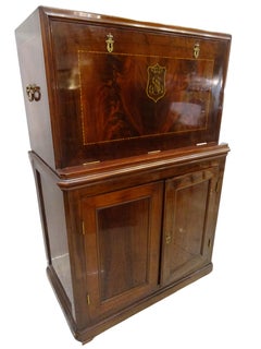 English Cabinet, Wood and Bronce, from Dº Juan De Borbon and Dª María Collection