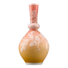 English Cameo Glass Vase