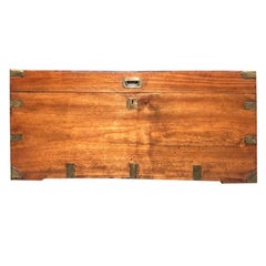 English Camphor Wood Trunk, circa 1840