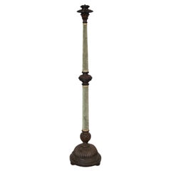 English Carved Floor Lamp