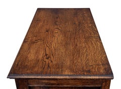 English carved oak gothic revival cupboard