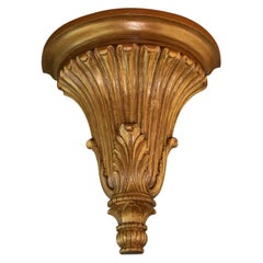 English Carved Oversized Wall Shelf/Bracket