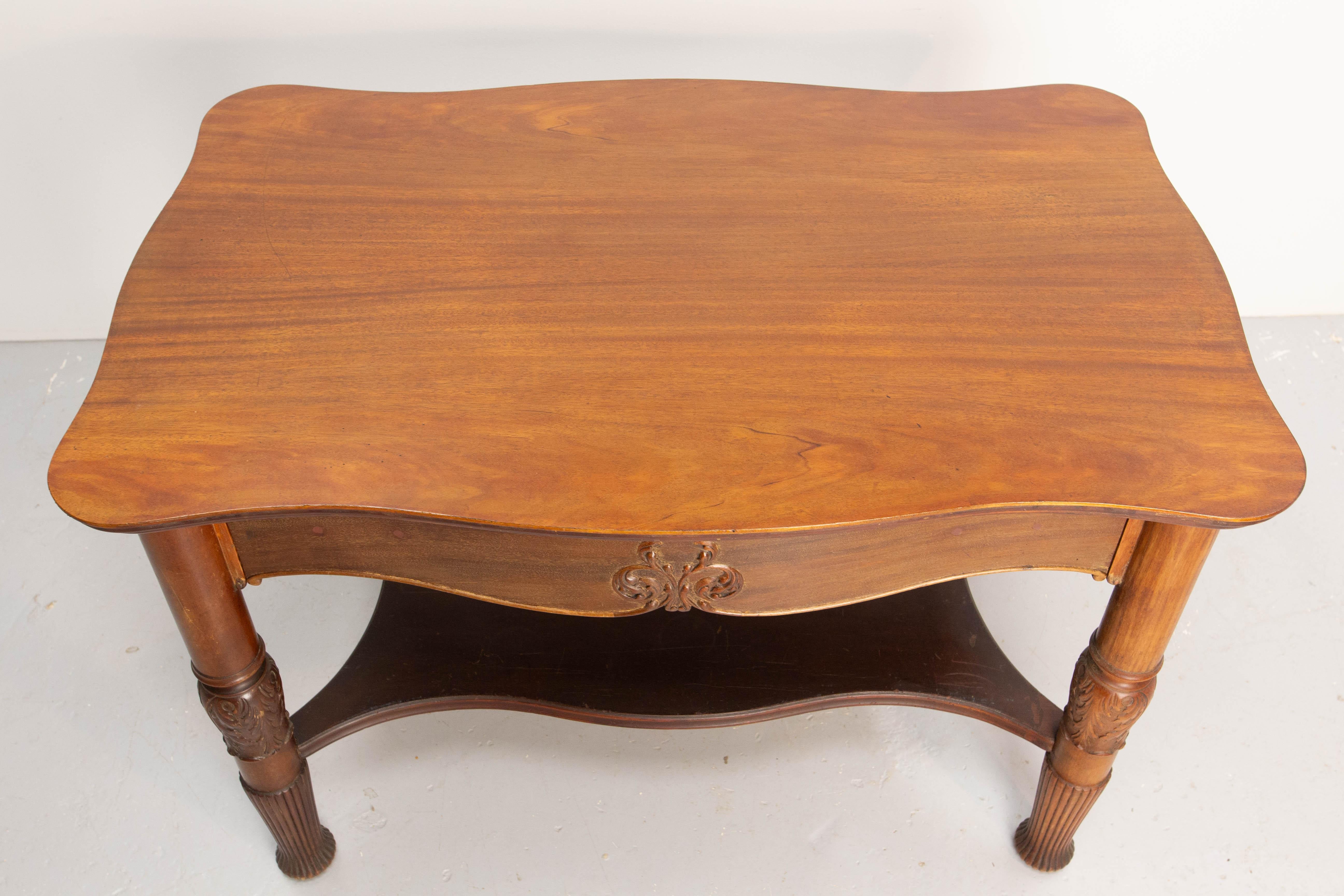 English Carved Side Table, Late 19th Century For Sale 5