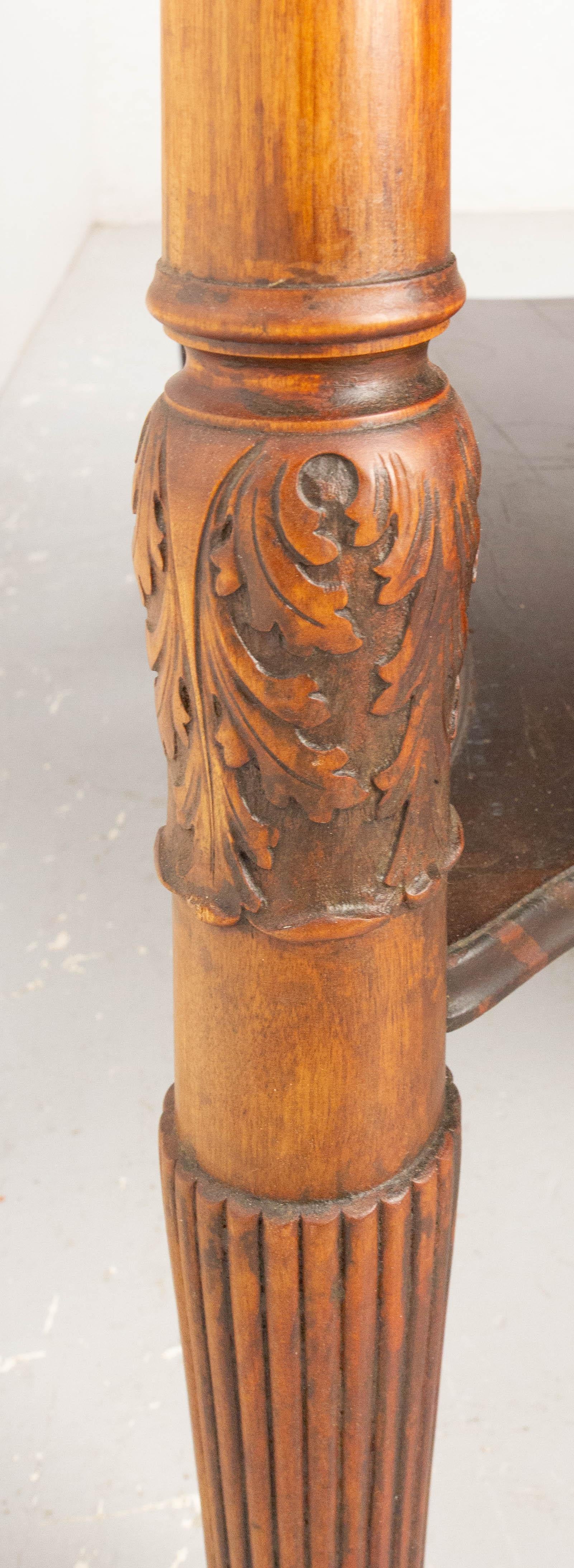 English Carved Side Table, Late 19th Century For Sale 10