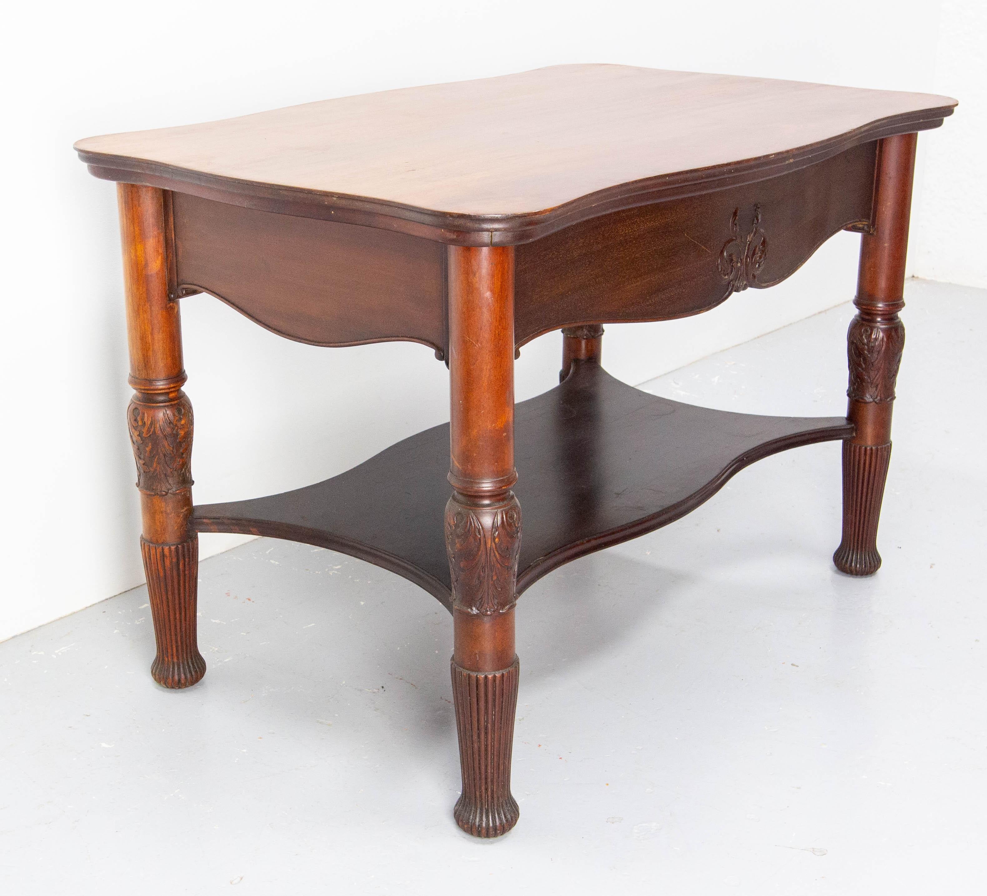 English Carved Side Table, Late 19th Century For Sale 2