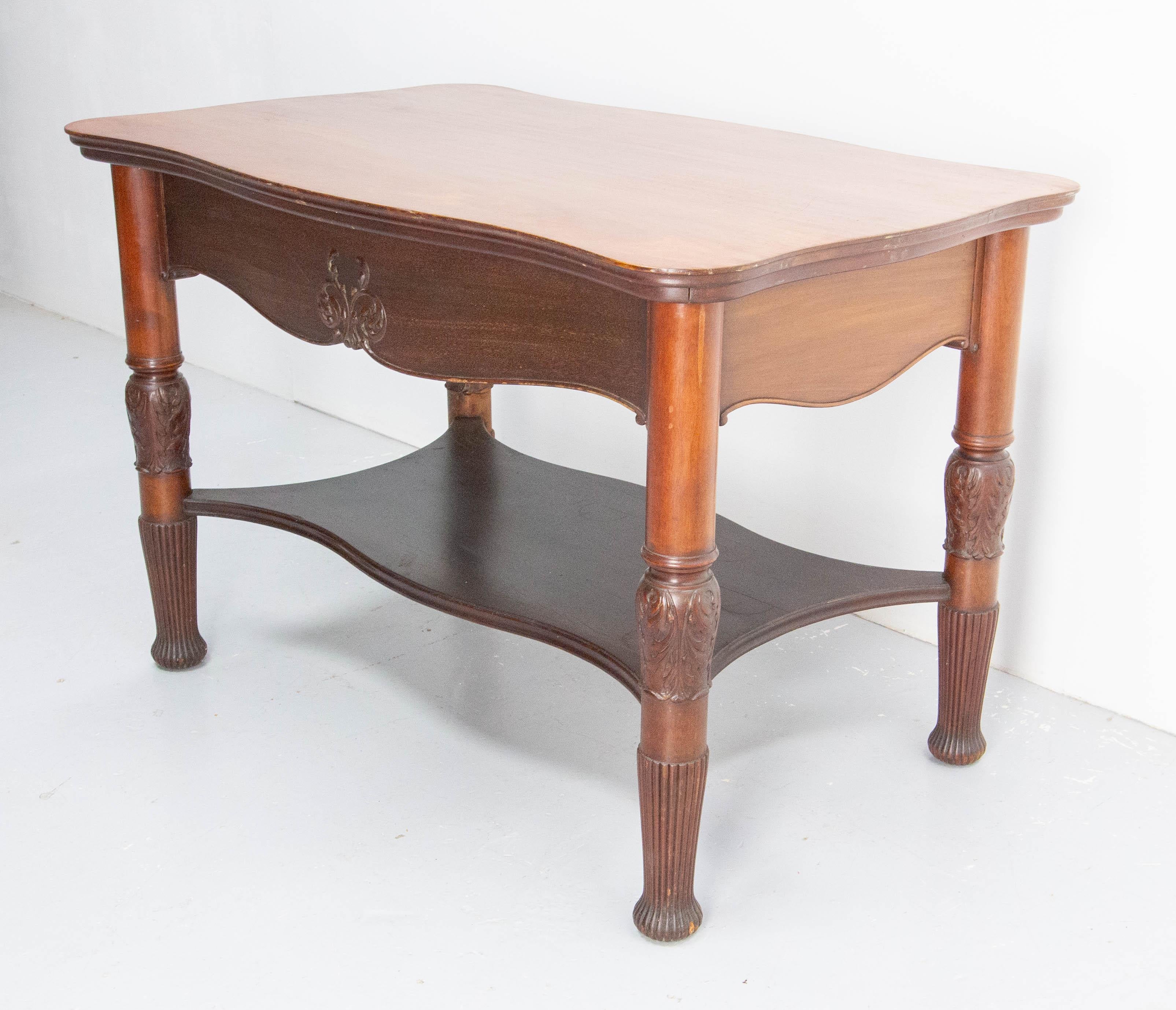 English Carved Side Table, Late 19th Century For Sale 3