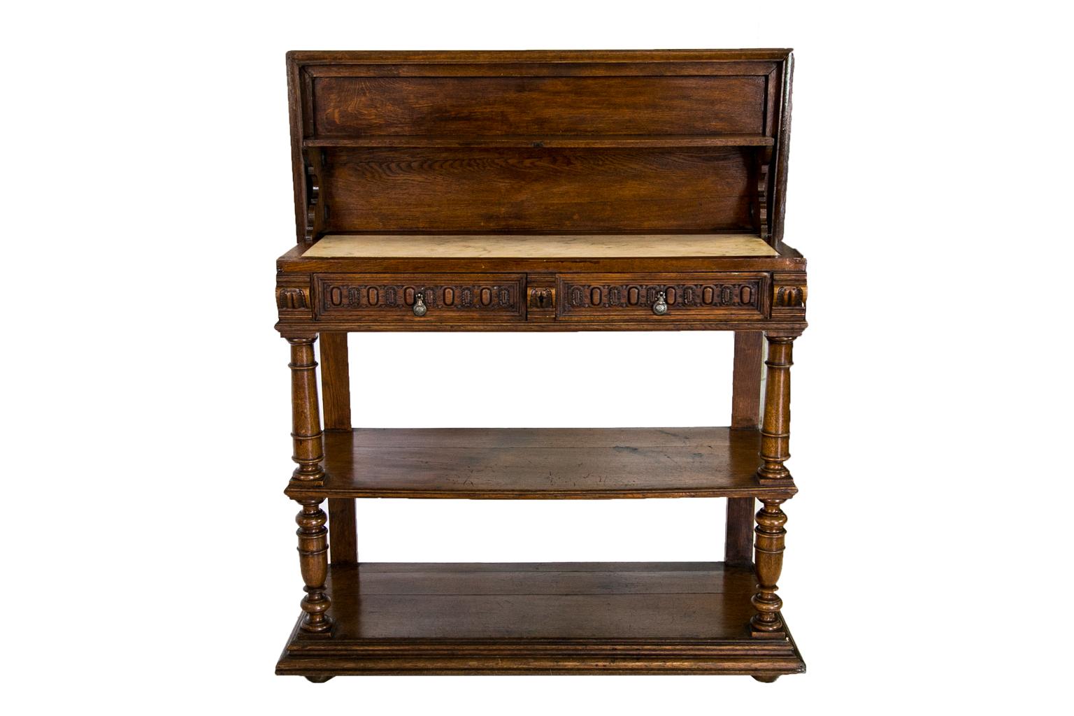 Late 19th Century English Carved Three-Tiered Server
