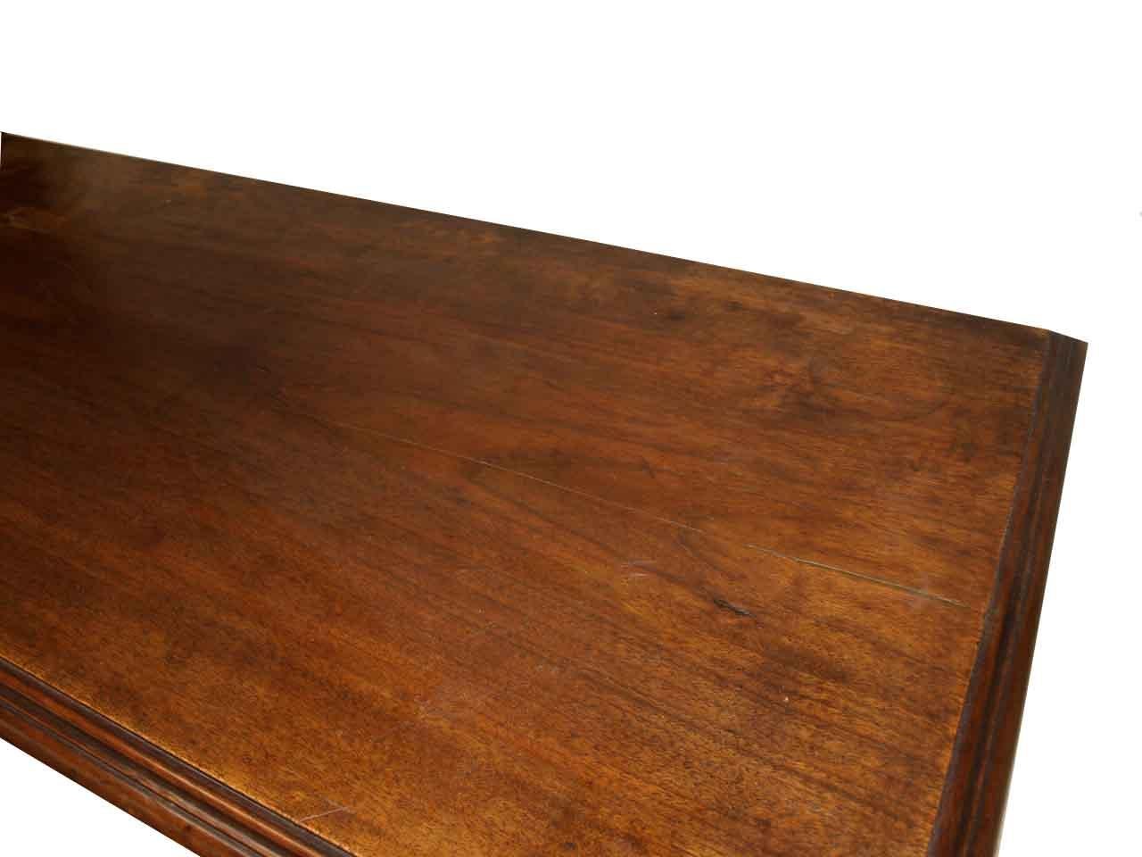 English Carved Walnut Center Table For Sale 5