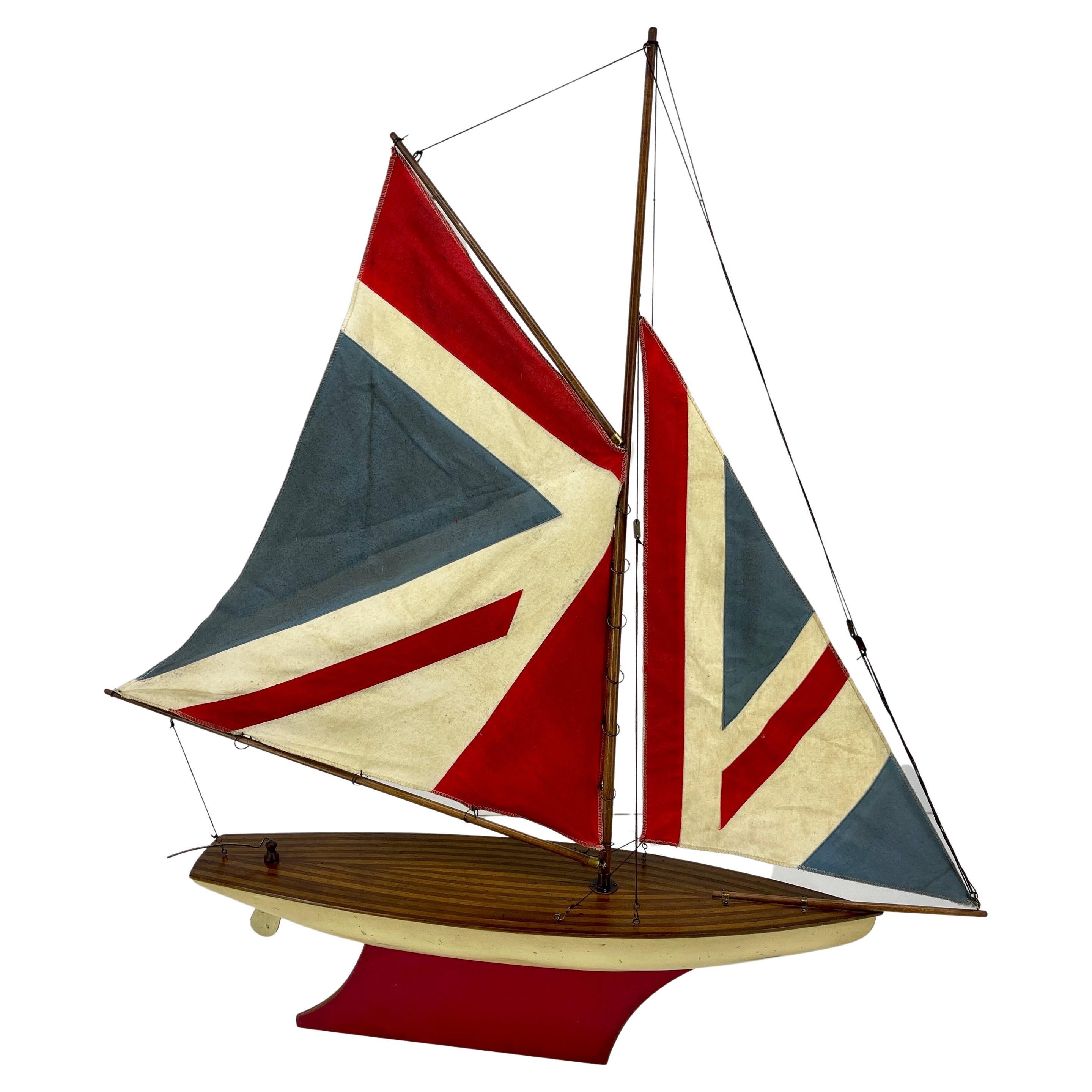 Model Sailboat with Display Stand at 1stDibs model sailboat stand