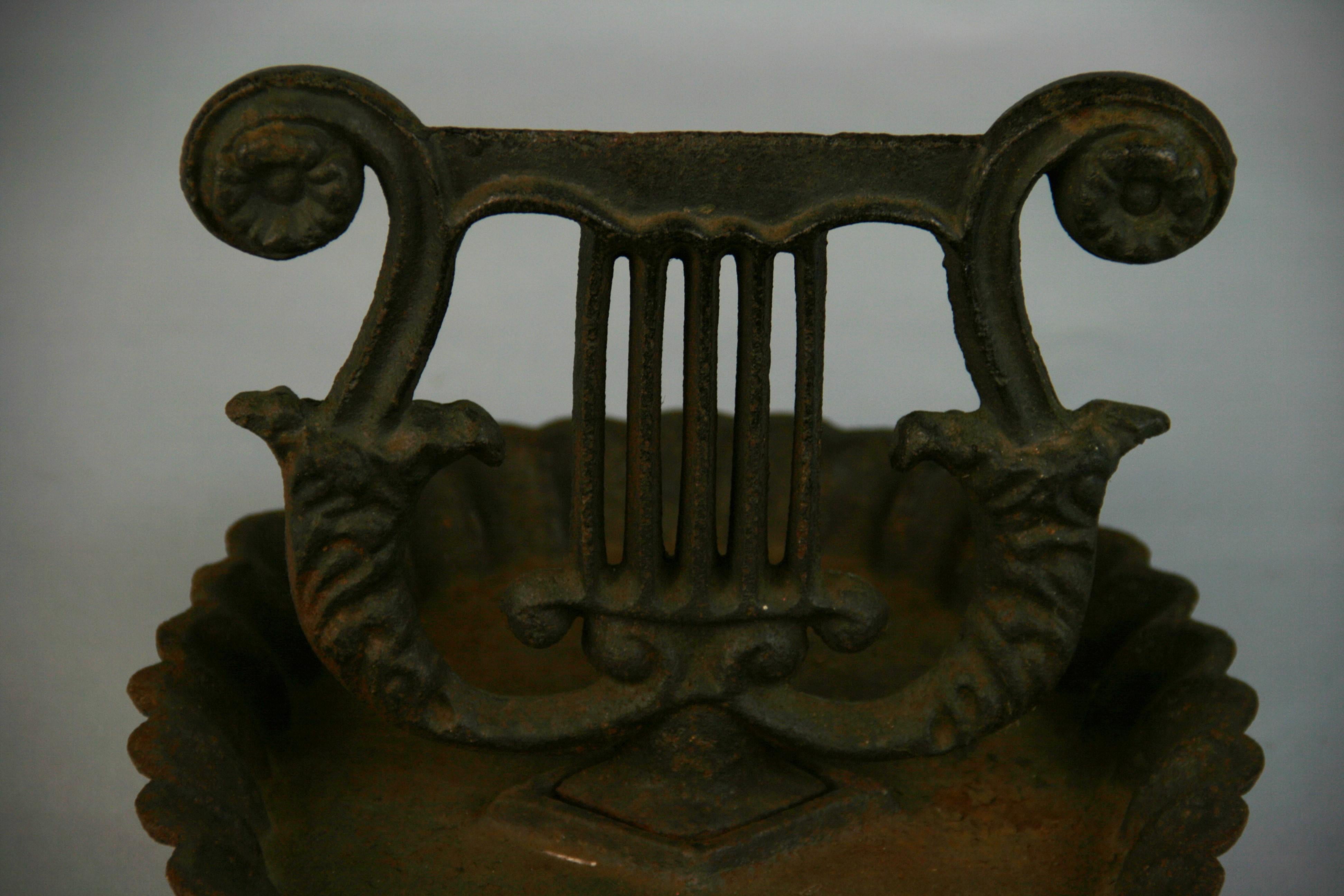 Early 20th Century Antique Decorative Boot Scraper, English , Cast Iron, Door Scrape, Regency  For Sale