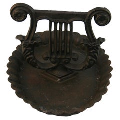Antique Decorative Boot Scraper, English , Cast Iron, Door Scrape, Regency 