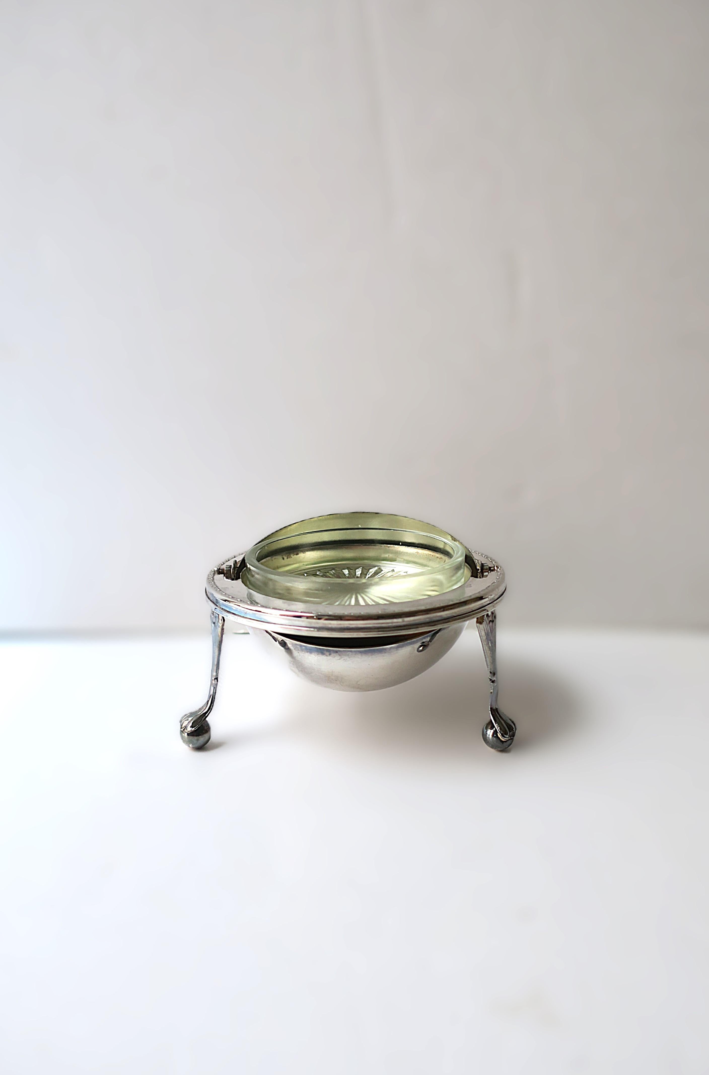 Metal English Caviar Dish