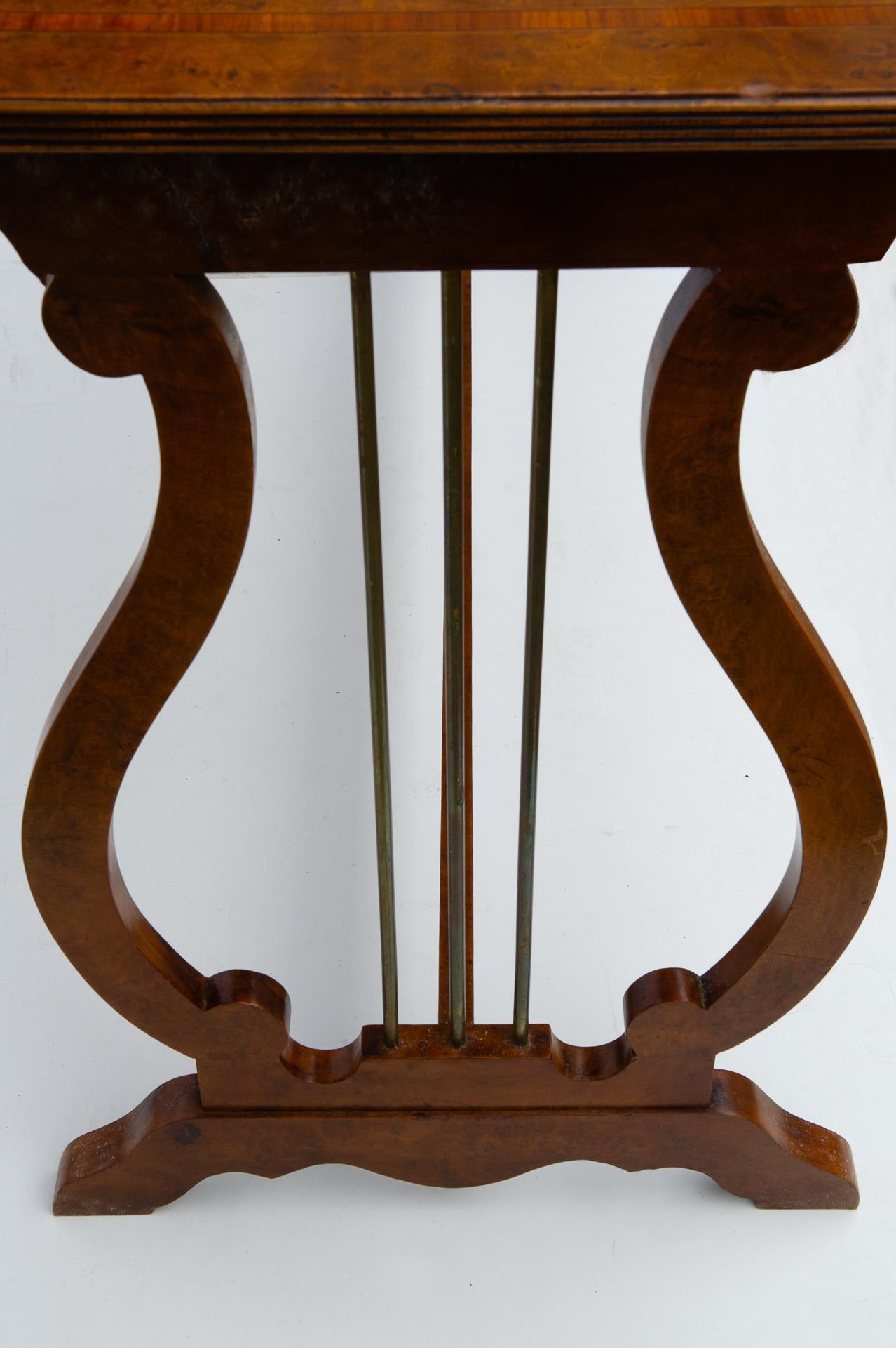 Walnut English Center Table For Sale