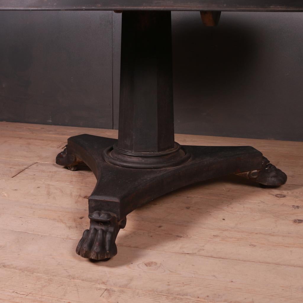 Early Victorian English Centre Table/ Breakfast Table