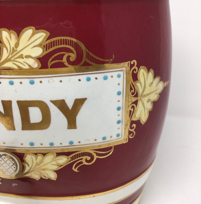 English Ceramic Brandy Barrel at 1stDibs