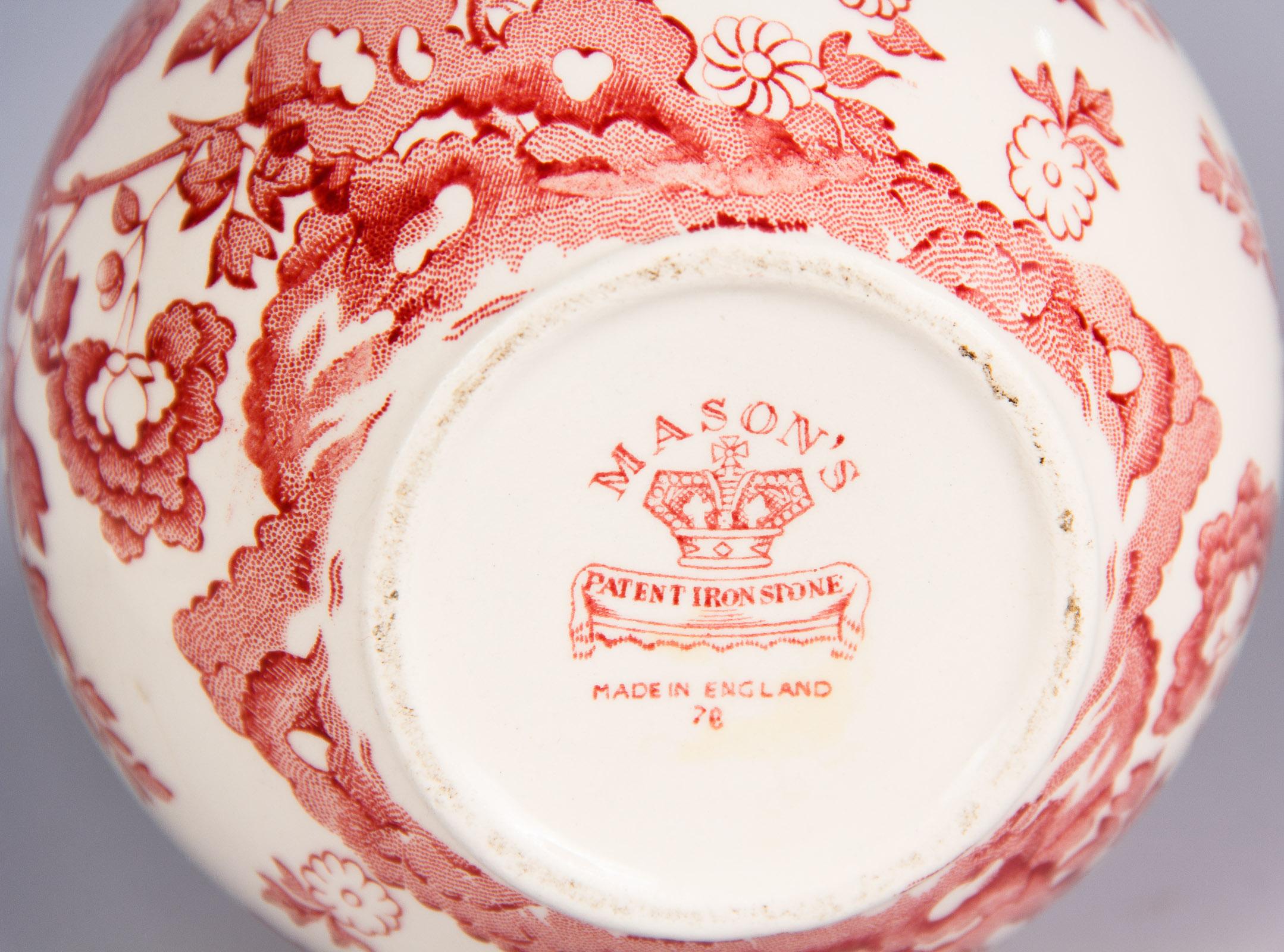 English Ceramic Candy Jar by Mason factory, 1940s 6