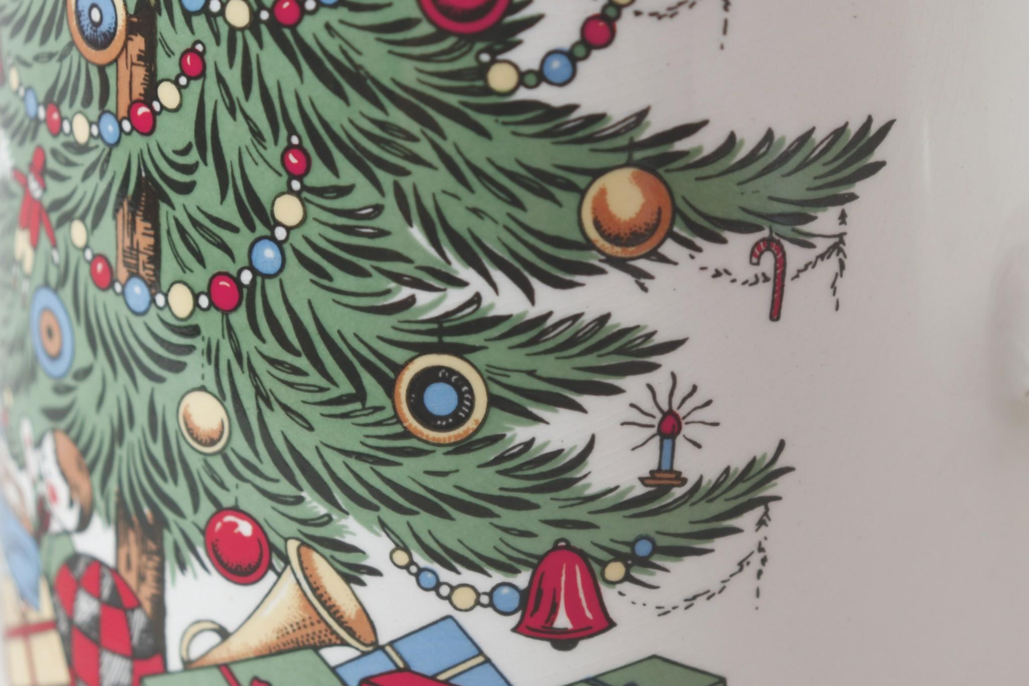 English Ceramic Original Christmas Tree Pitcher For Sale 2