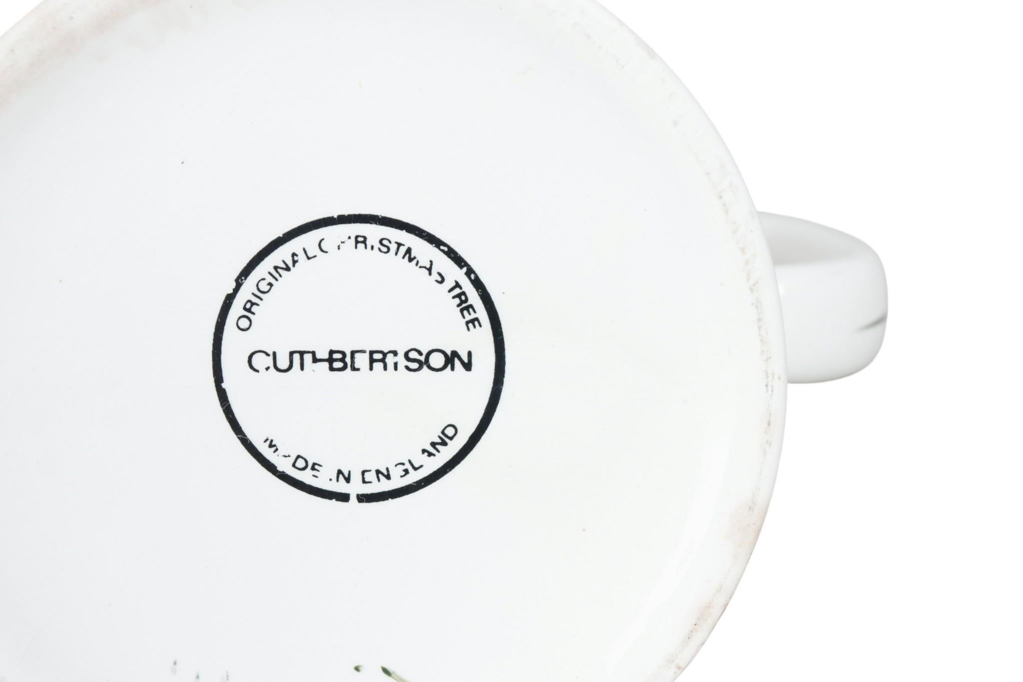 English Ceramic Original Christmas Tree Pitcher For Sale 4