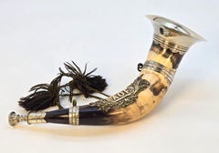 English ceremonial horn from the Ancient Order of Foresters, circa 1870