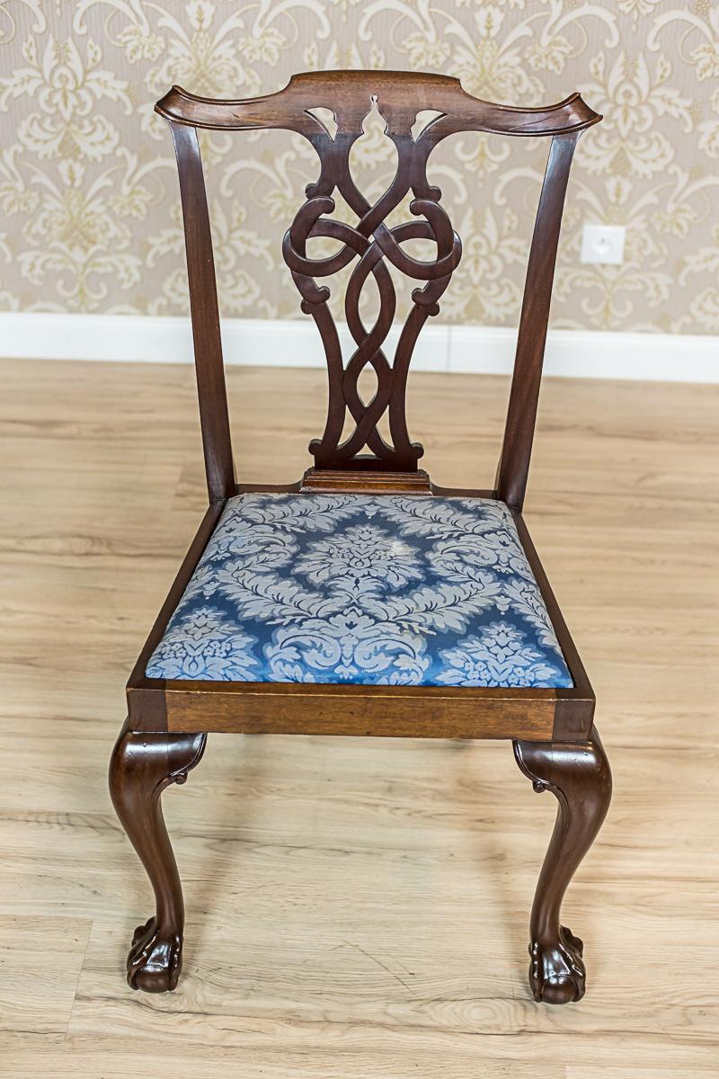 British English Chairs in the Chippendale Type, circa the 1st Half of the 20th Century
