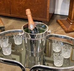 Englischer Sektkühler oder Weinkühler aus der Art Deco Ära von Harrods London