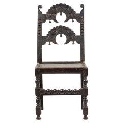 Sedia da fianco inglese Charles II "Derbyshire