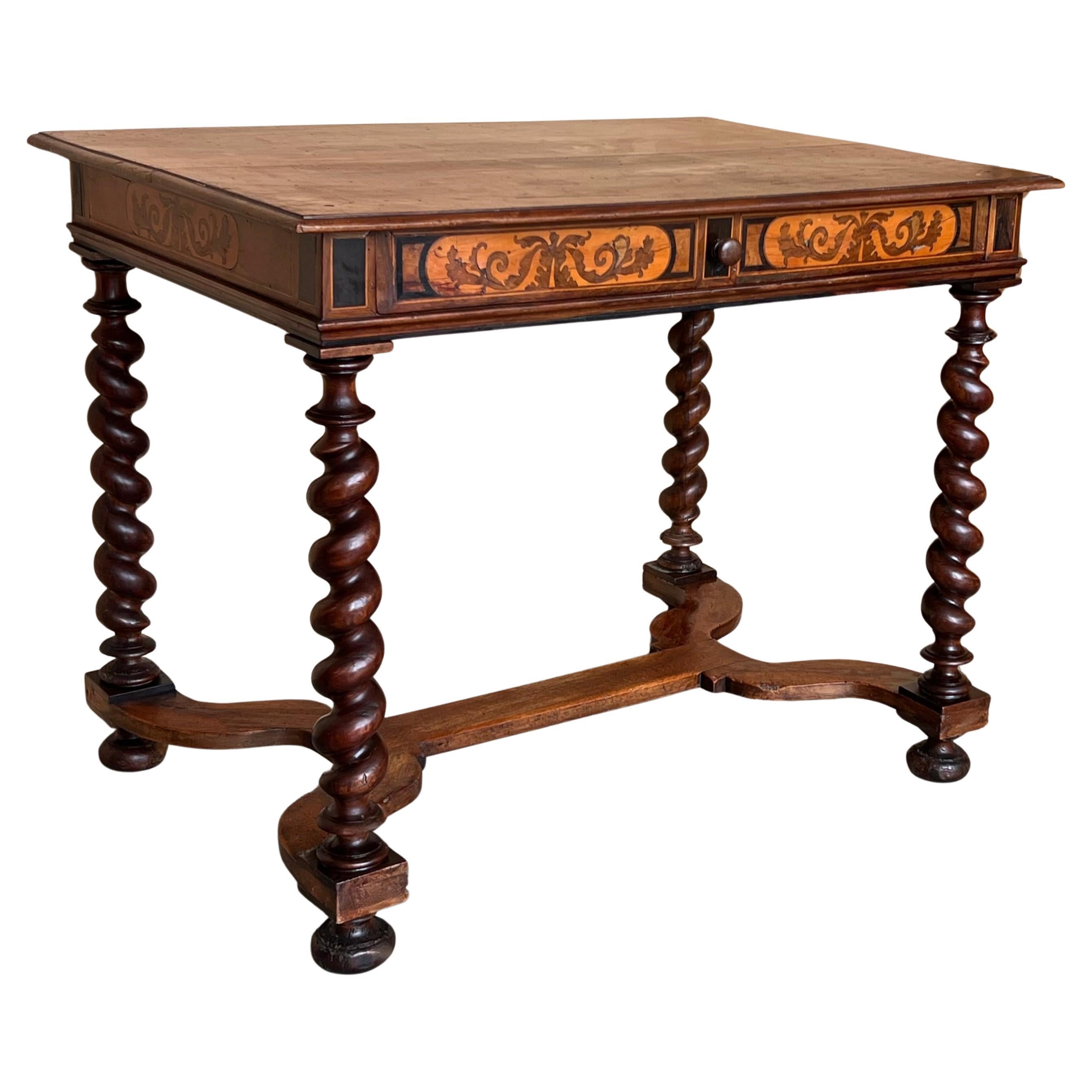 Table d'appoint en placage d'huître en bois d'olivier de Charles II, vers 1780