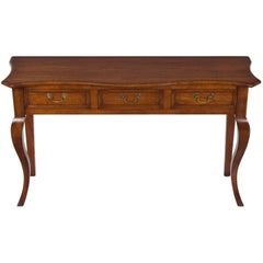 English Cherry French Leg Sideboard Sofa Table