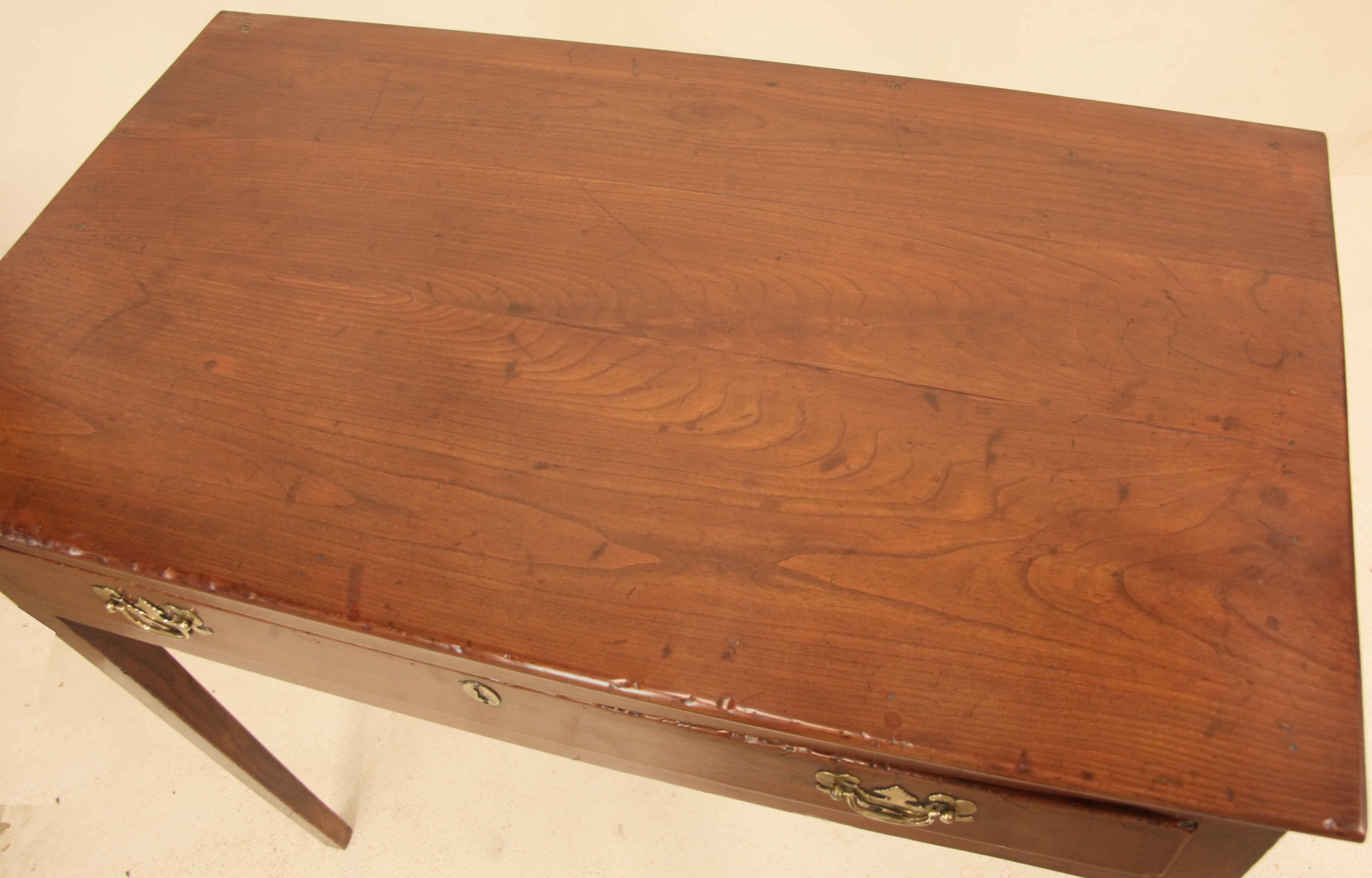 English Cherry One Drawer Side Table For Sale 3