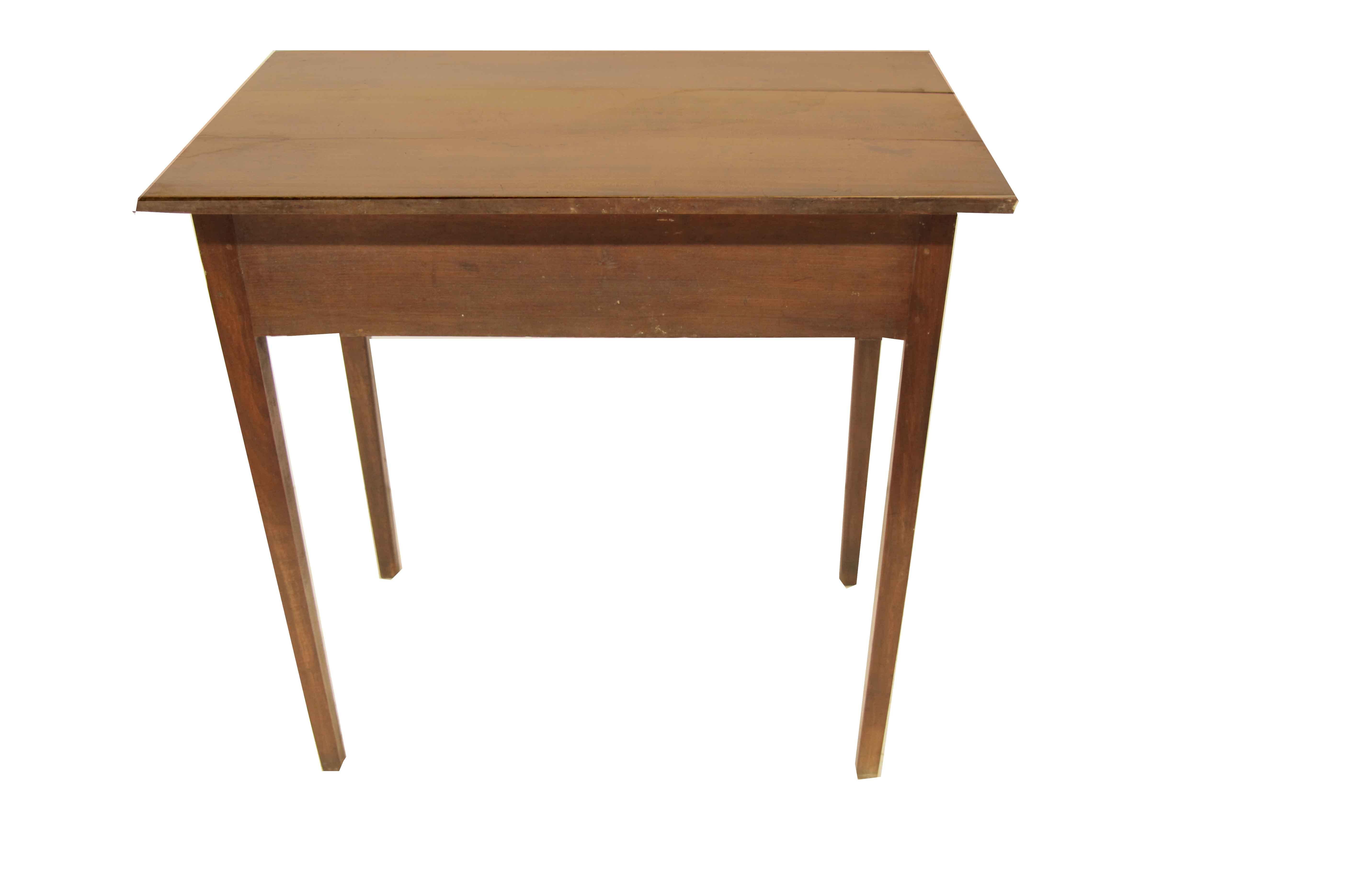 English Cherry One Drawer Table For Sale 2