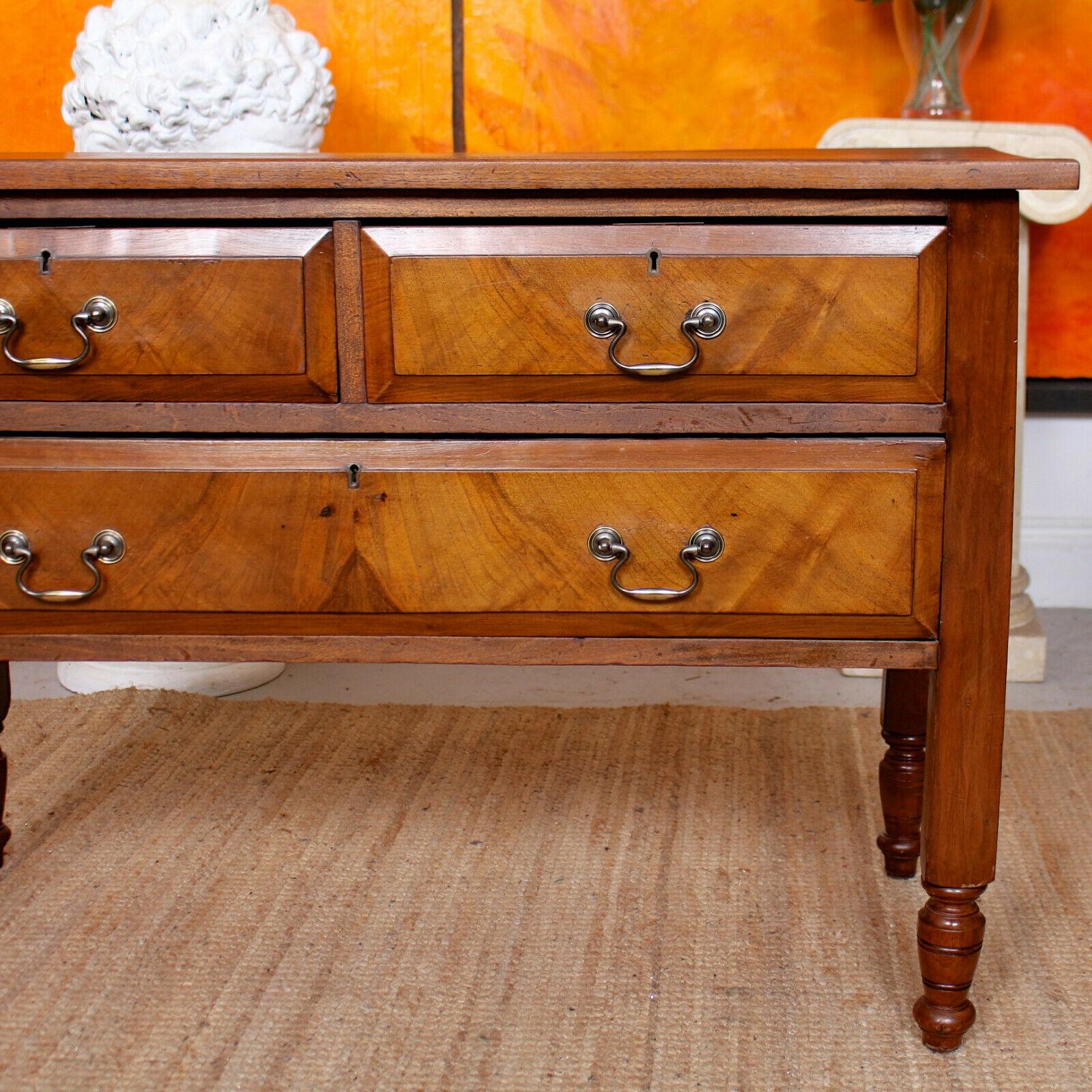20th Century English Chest of Drawers Edwardian Mahogany For Sale