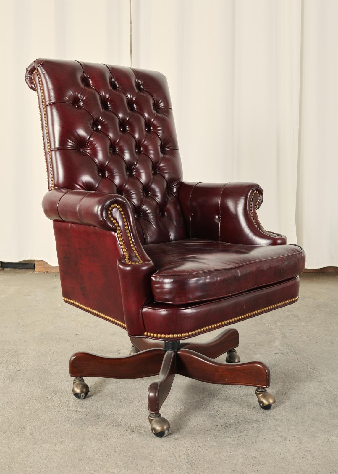 tufted executive office chair