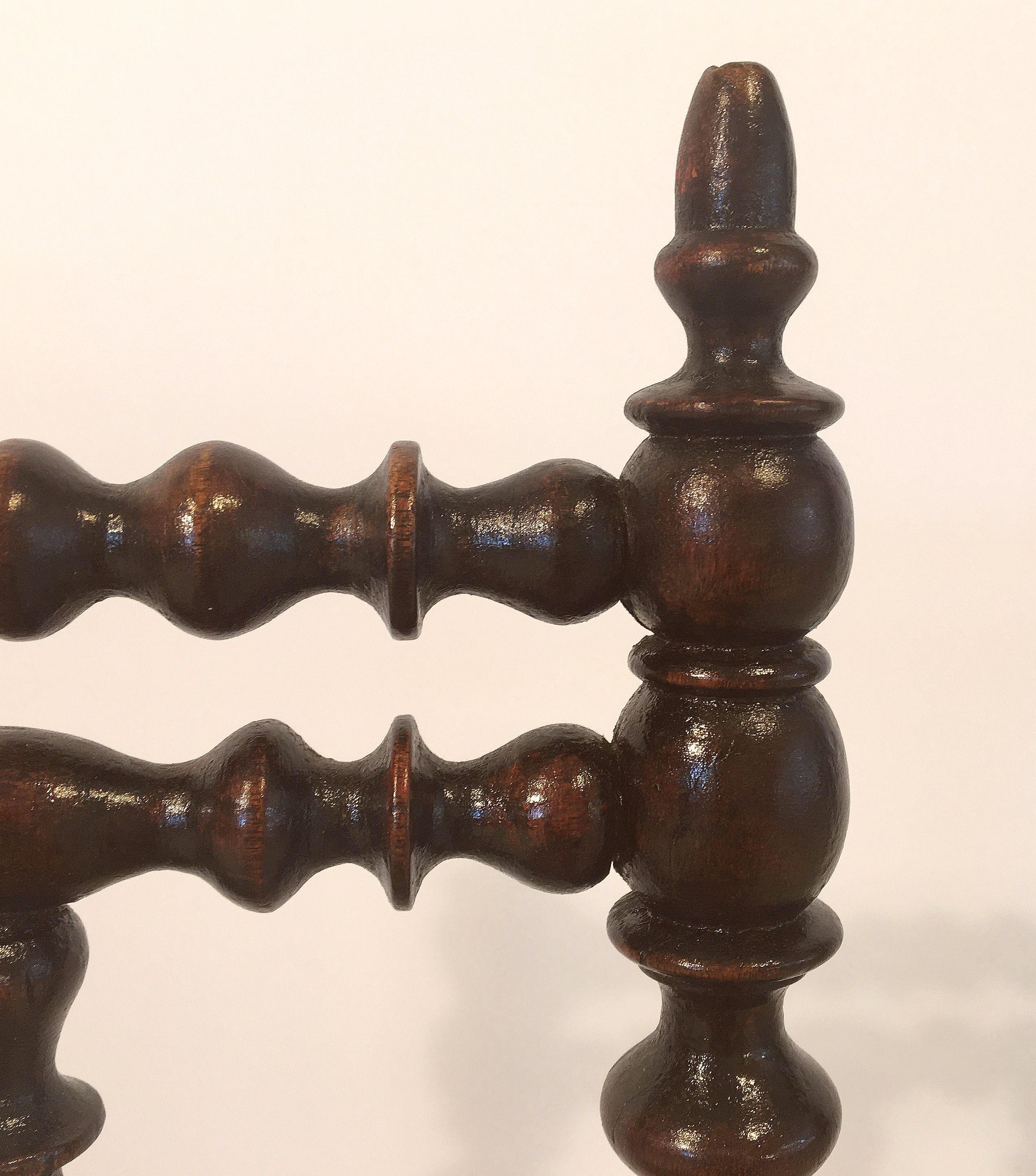 English Child's Caned and Bobbin Turn Chair 3