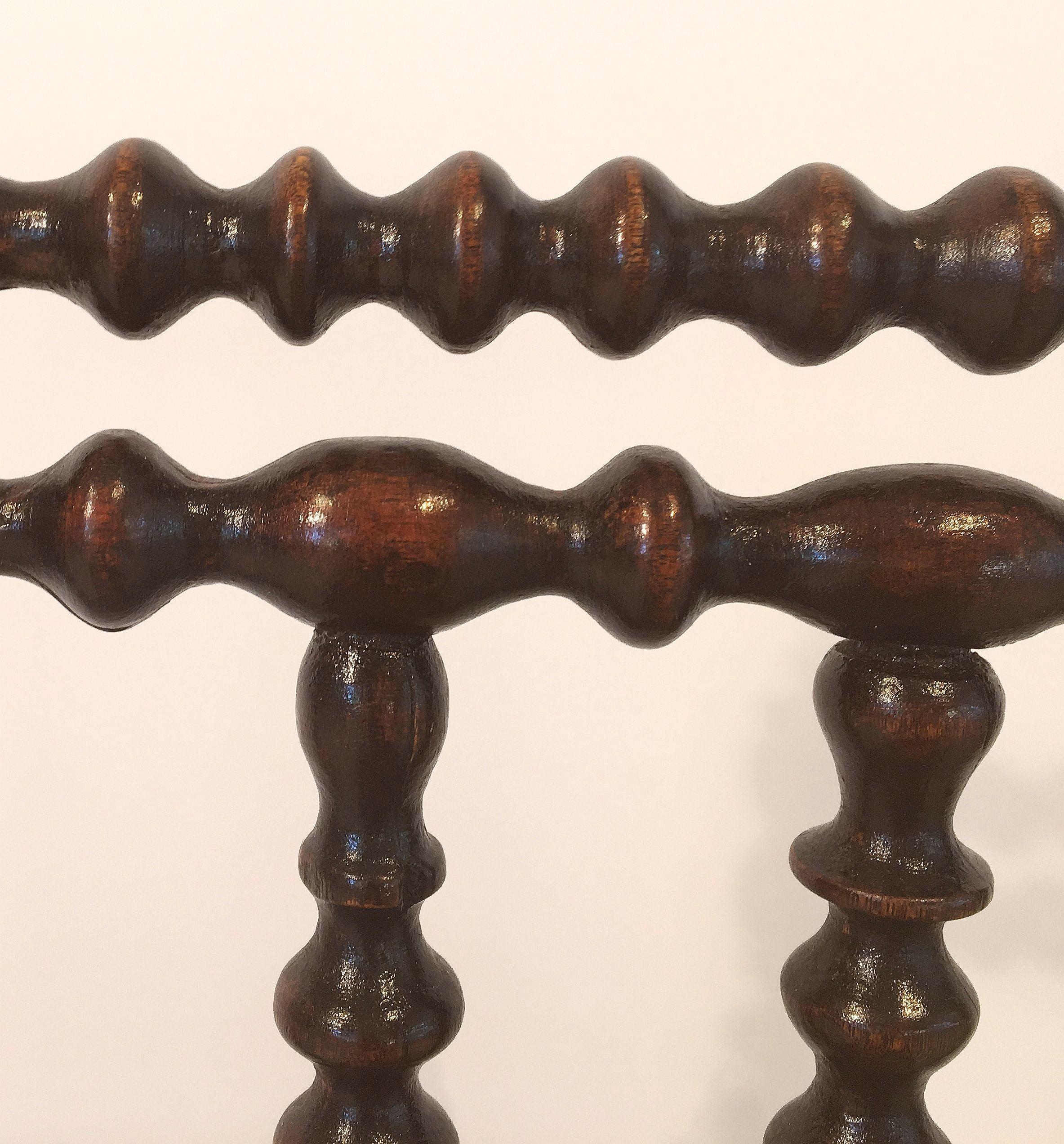 English Child's Caned and Bobbin Turn Chair 4