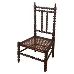 English Child's Caned and Bobbin Turn Chair