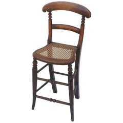 Antique English Child's Correction Chair from the Georgian Era