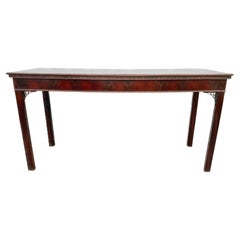 Table de service anglaise Chippendale en acajou