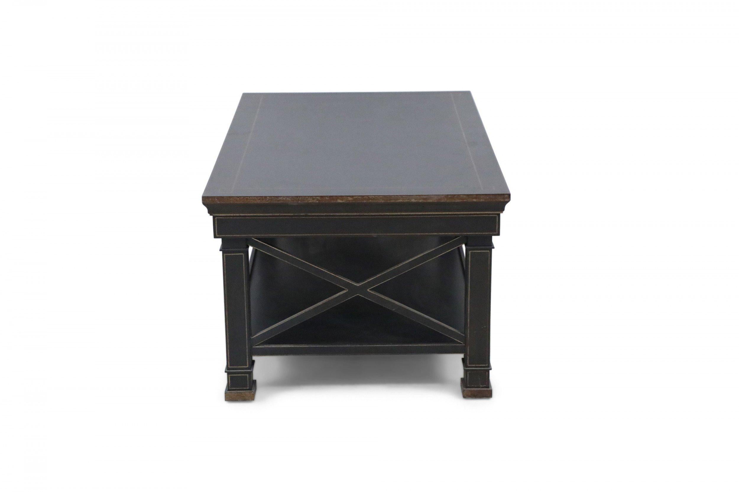 English Chinese Chippendale Style Wooden Coffee Table For Sale 2