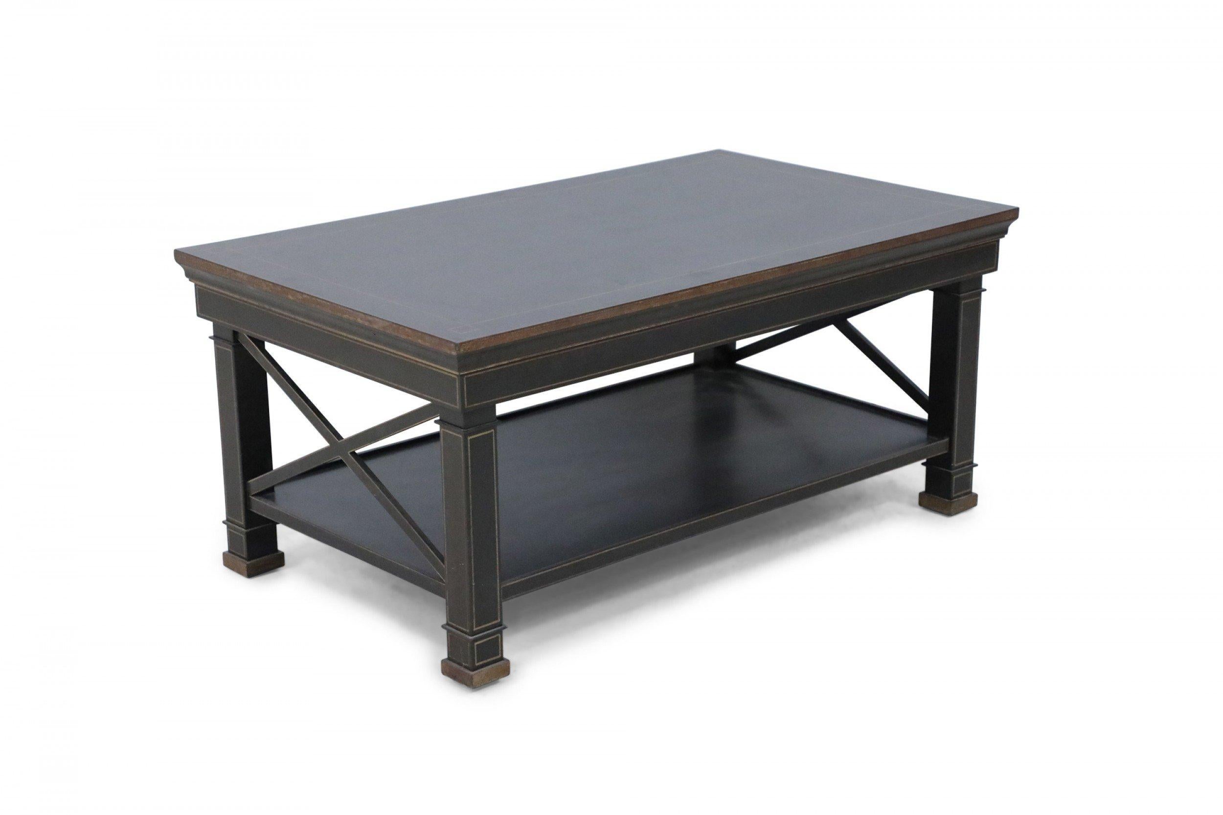 English Chinese Chippendale Style Wooden Coffee Table For Sale 3