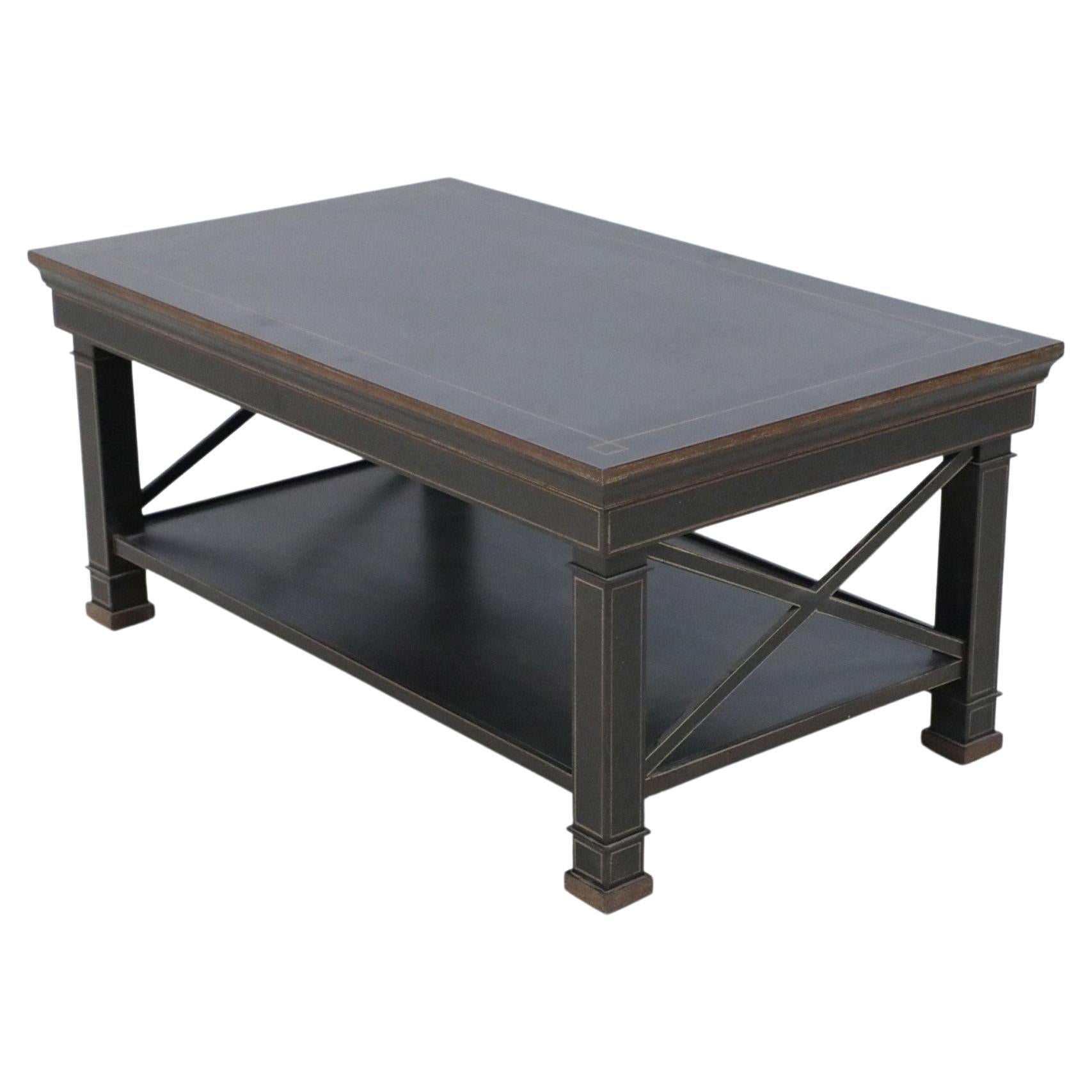 English Chinese Chippendale Style Wooden Coffee Table For Sale