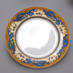 English Chinoiserie 75-Piece Set of Old Ming China Dragon Dishware
