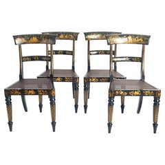 English Chinoiserie Chairs, Ex-Garvan Collection Yale University, circa 1835