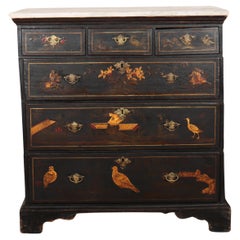 English Chinoiserie Chest of Drawers