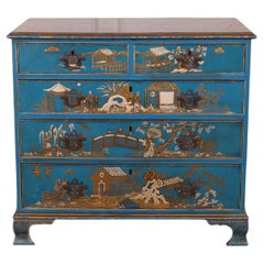 English Chinoiserie Chest of Drawers