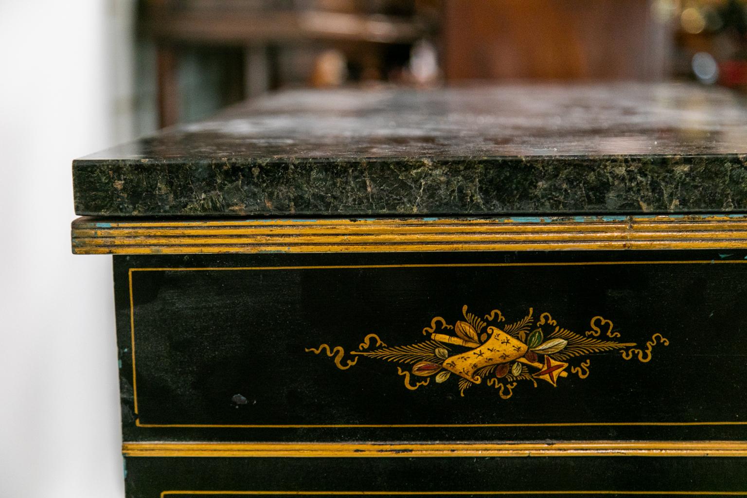 English Chinoiserie Console Cabinet 9