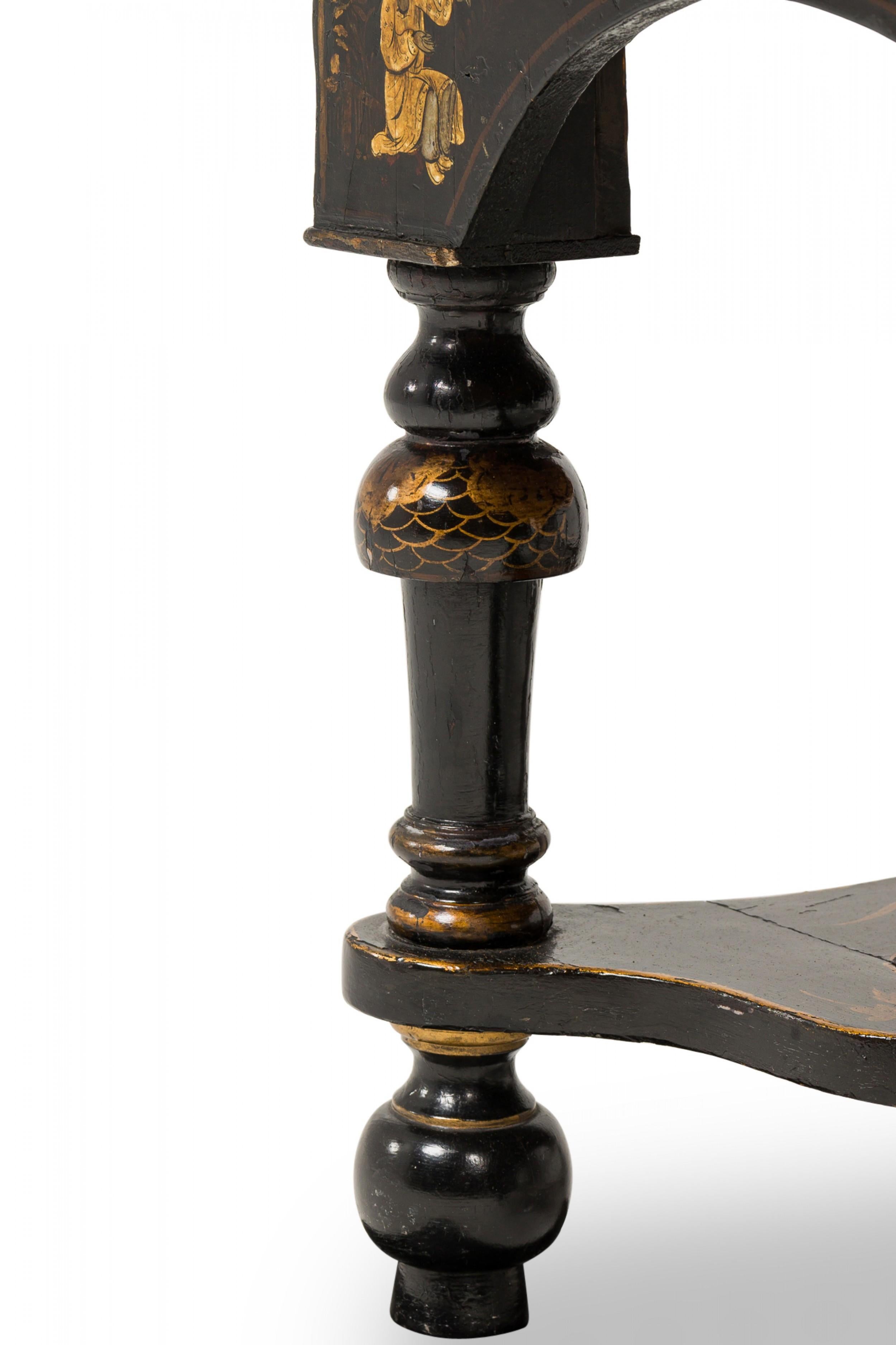 Cassettiera Highboy in stile cineserie inglese in vendita 2
