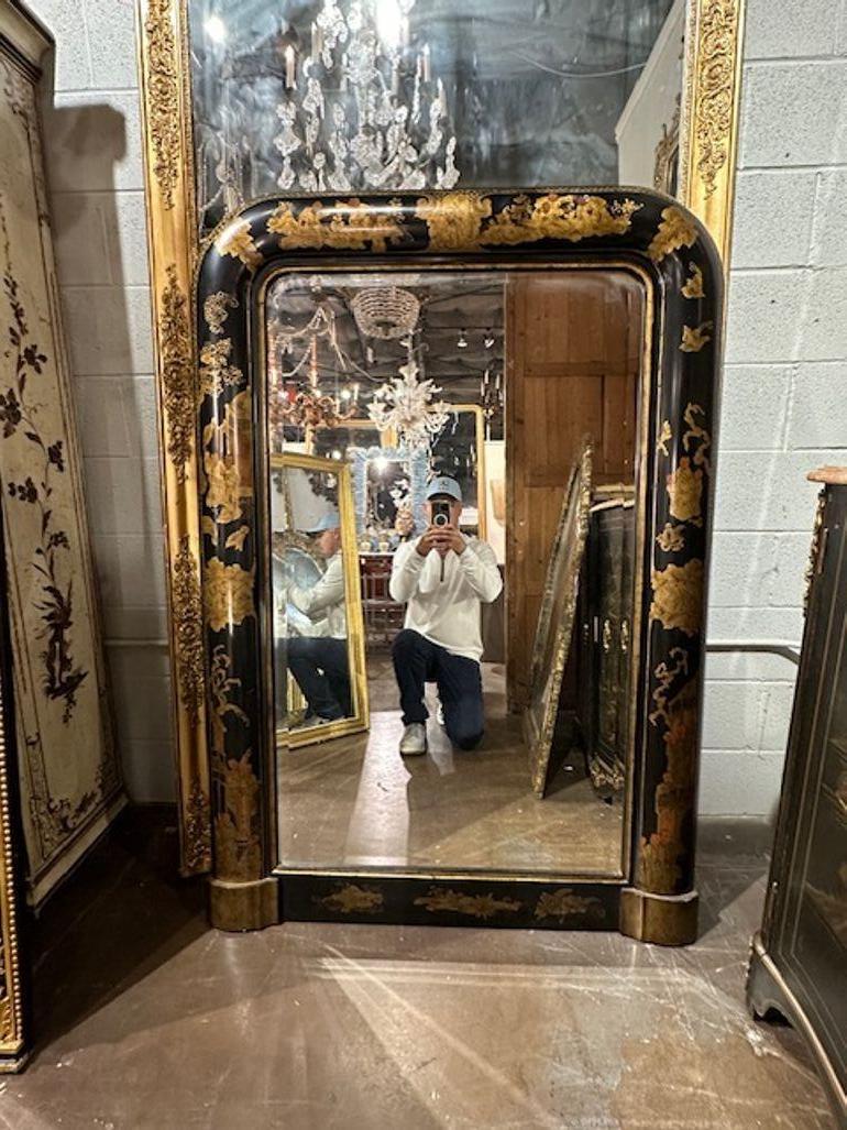 English Chinoiserie Mirror In Good Condition For Sale In Dallas, TX