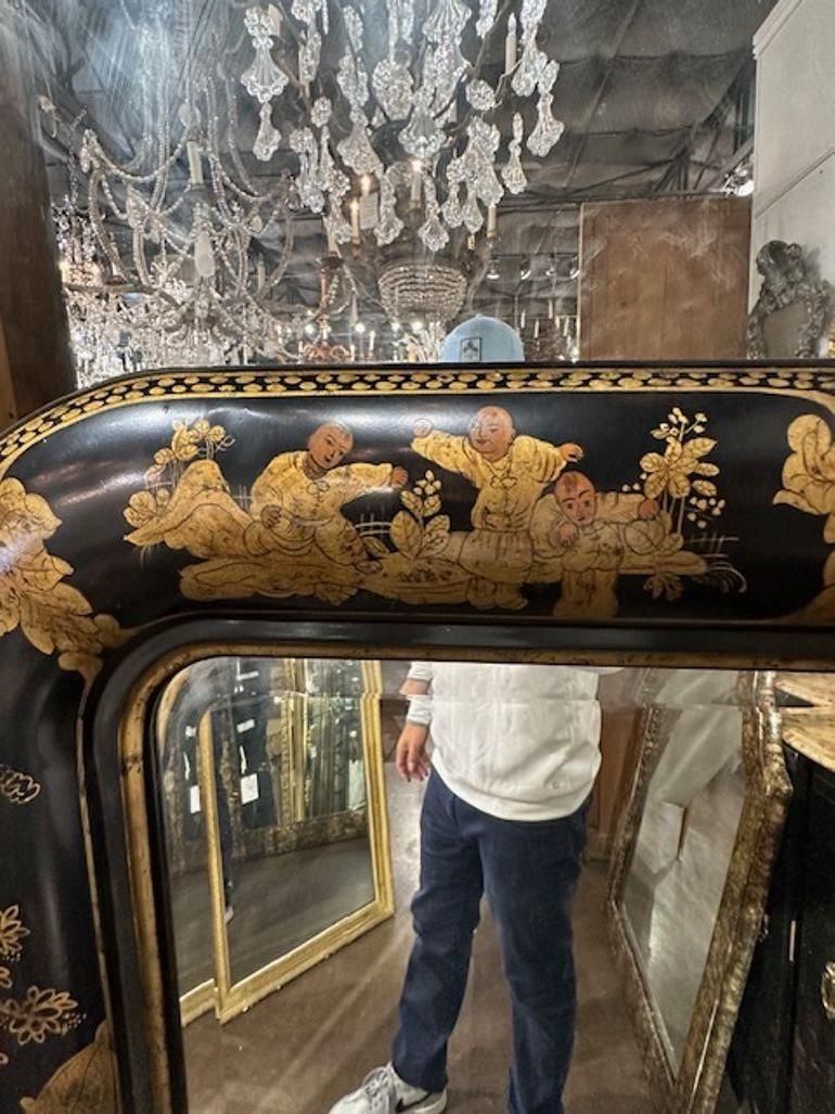 English Chinoiserie Mirror For Sale 1