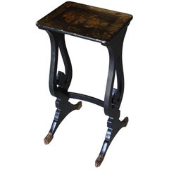 English Chinoiserie Nesting Table, circa 1860 or Earlier
